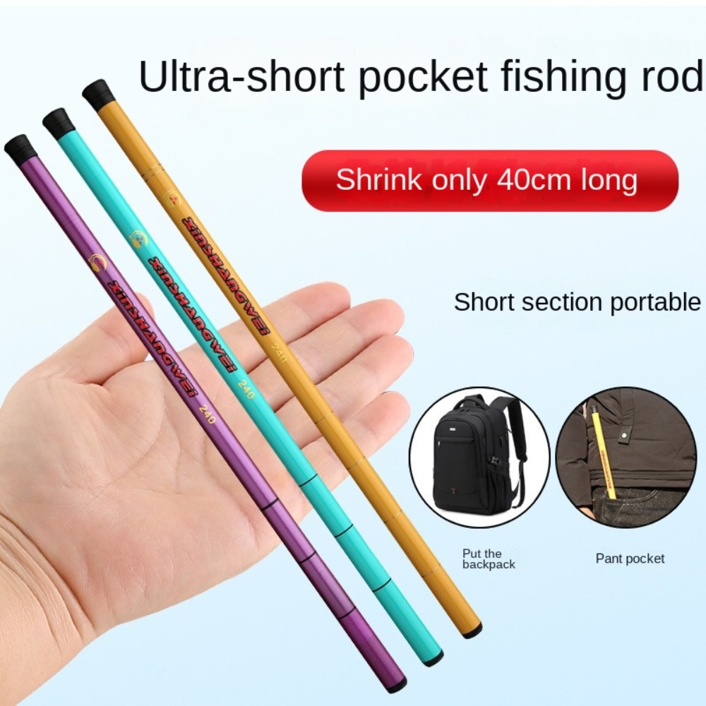 Spincast Reel - Joran Pancing Teleskopik Set Lengkap, Reel