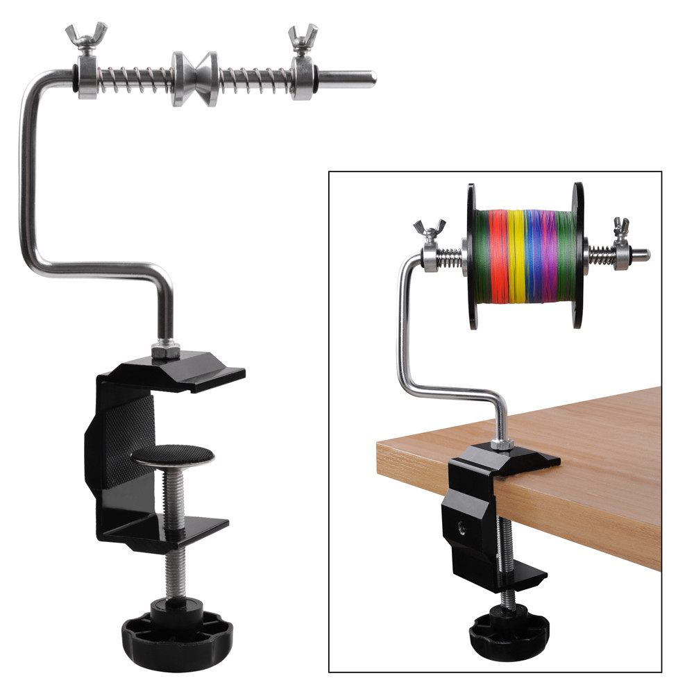 Conventional Reel - Penggulung Senar Pancing Portabel dengan Penjepit-Sistem