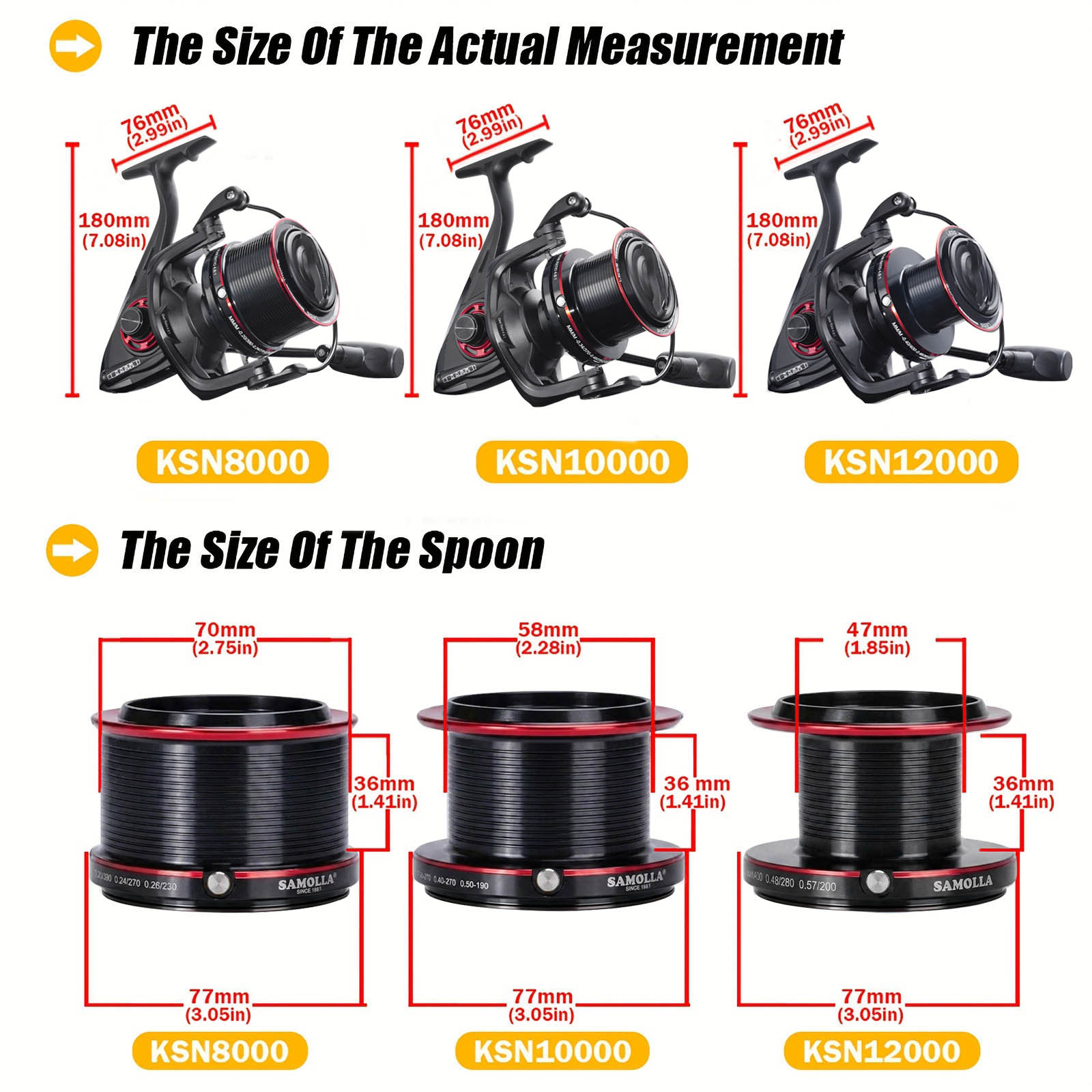 CAZULO Long Cast Spinning Reel - Reel Drag Knob ulasan dan harga