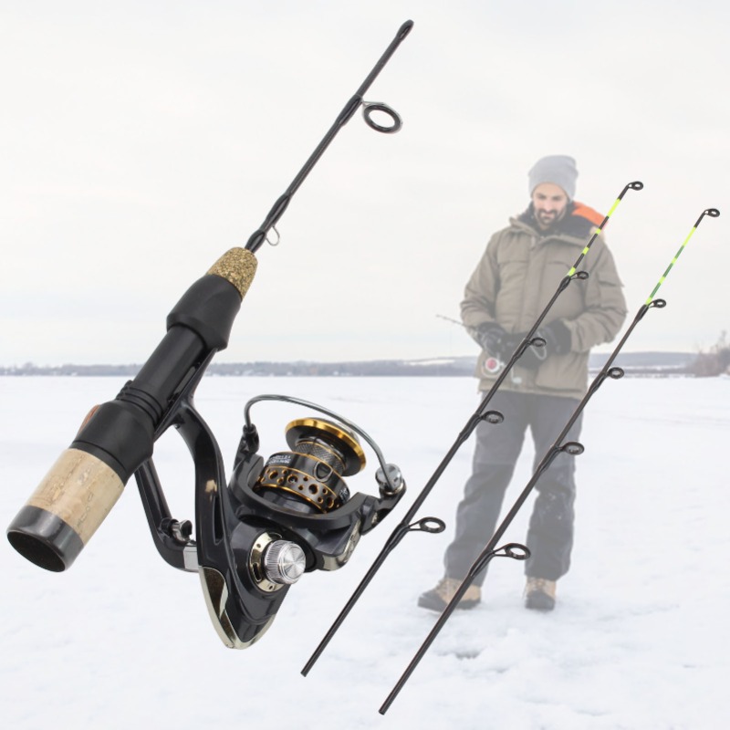 60Cm 2 Ujung Joran Gulungan Ko - Ice Fishing Reel ulasan dan harga