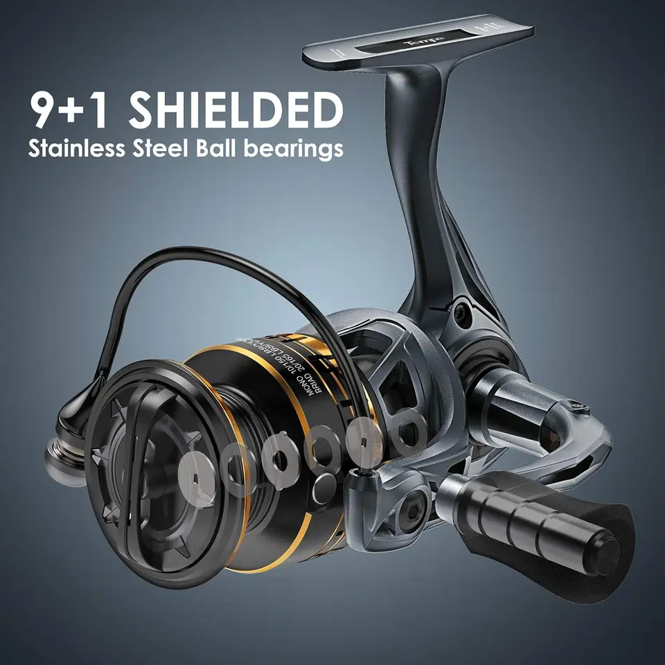 Reel Spinning, 9+1 BB Reel Pan - Spinning Reel ulasan dan harga