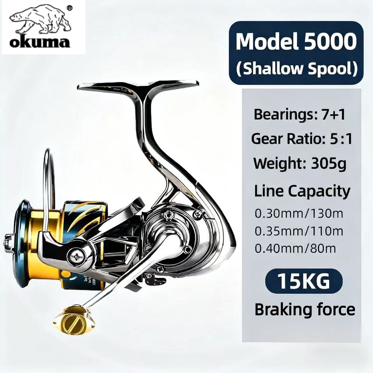Okuma Fishing Tackle Spinning  - Kastking Reel Zephyr ulasan dan harga