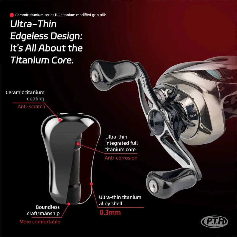 PTH TCT23 × Katana87 Rakitan G - Reel Handle ulasan dan harga