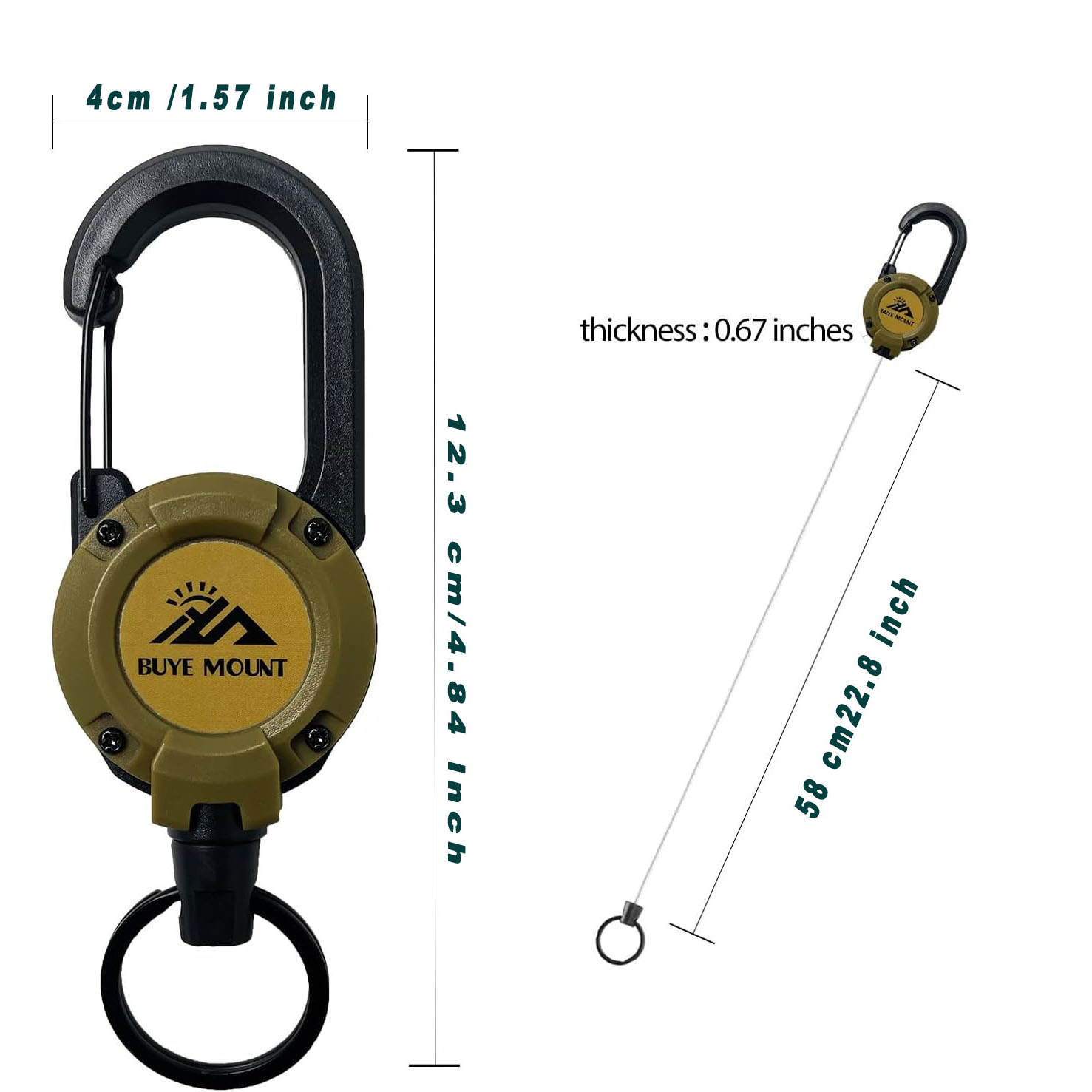 2-Pack Gantungan Kunci Retract - Conventional Reel ulasan dan harga