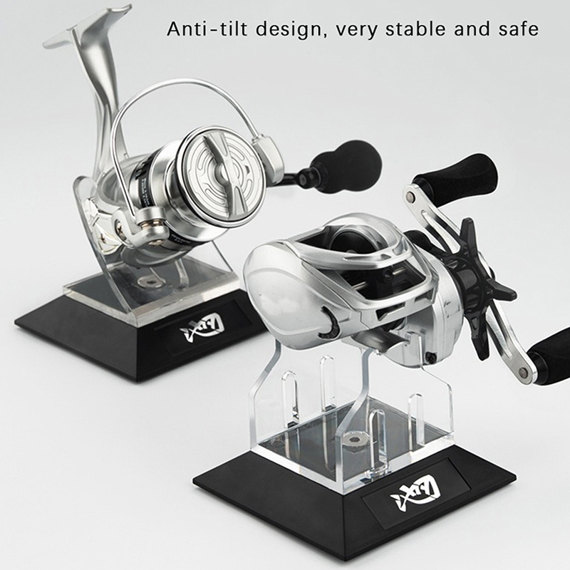 Penyangga Reel Pancing Akrilik - Spinning Reel ulasan dan harga